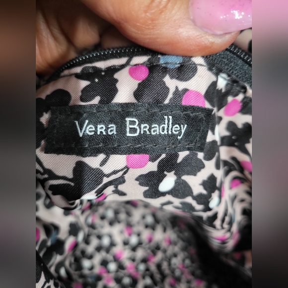 Vera Bradley Quilted Blue Gray Tote - Picture 12 of 13